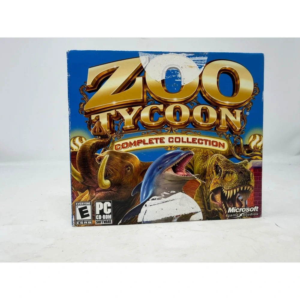 Zoo Tycoon Complete Colection PC CDROM Microsoft 03 Marine Mania Dinosaur Digs E